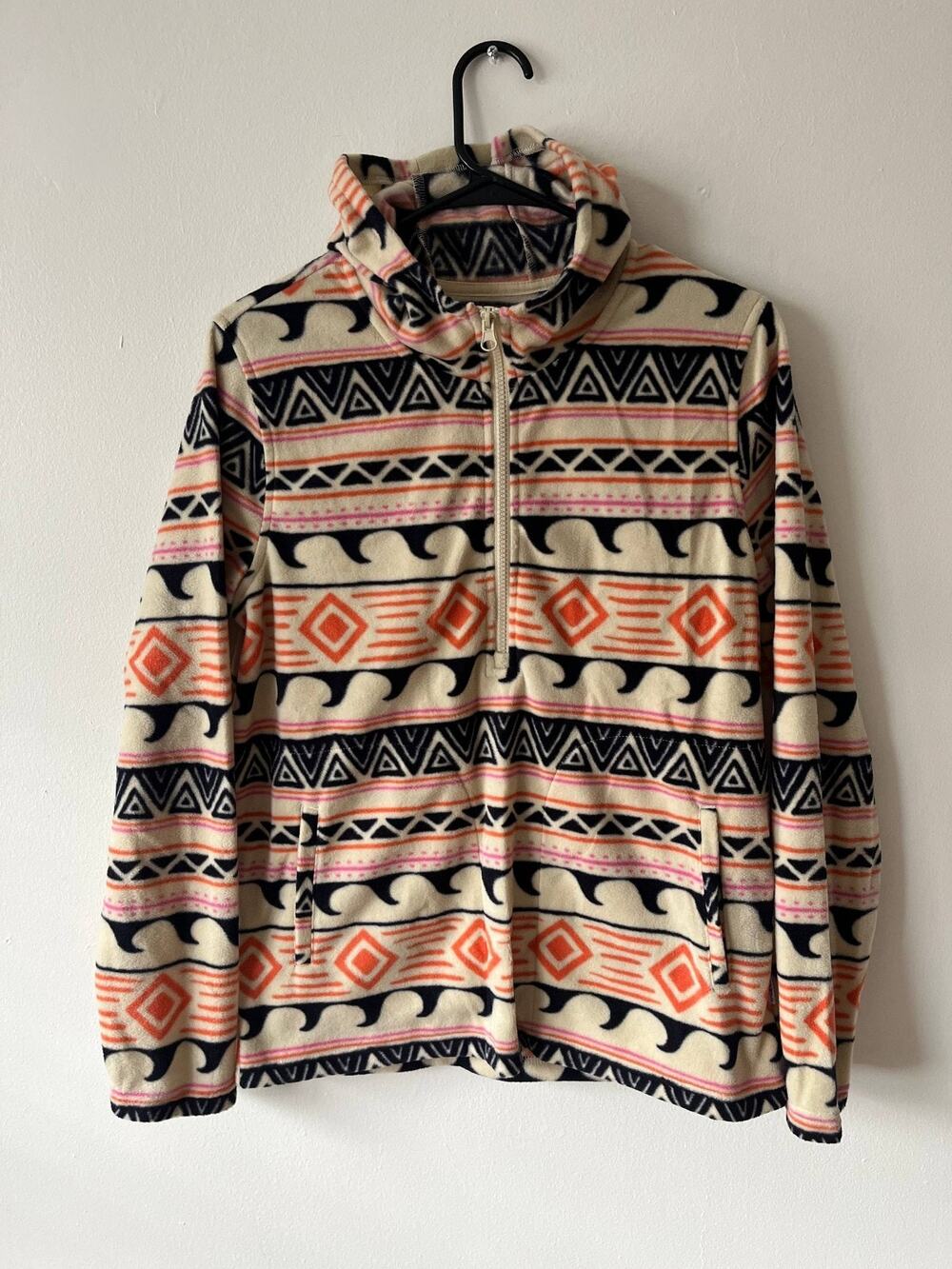 ONeill Women’s Super Soft Aztec Half-Zip Polar Fleece Pullover Hoodie Size S